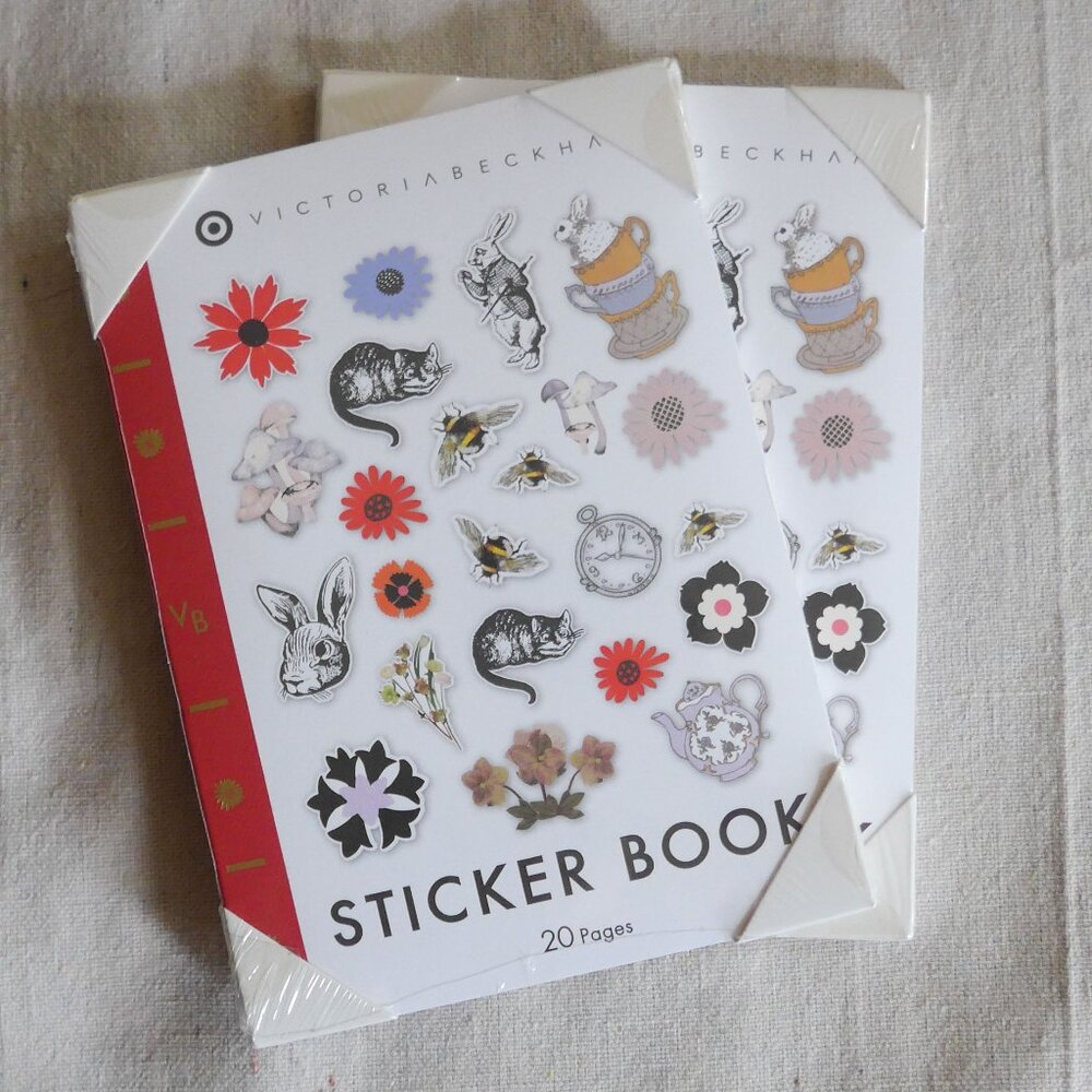 NWT Set of Two Victoria Beckham for Target Sticker Books